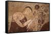 Myanmar, Bagan. Ancient Artwork in a Buddhist Temple-Jaynes Gallery-Framed Stretched Canvas