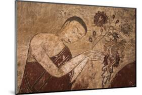 Myanmar, Bagan. Ancient Artwork in a Buddhist Temple-Jaynes Gallery-Mounted Photographic Print