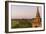 Myanmar. Bagan. Dawn over the Plains of Bagan-Inger Hogstrom-Framed Photographic Print