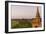 Myanmar. Bagan. Dawn over the Plains of Bagan-Inger Hogstrom-Framed Photographic Print