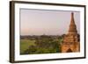 Myanmar. Bagan. Dawn over the Plains of Bagan-Inger Hogstrom-Framed Photographic Print