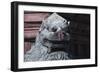 Myanmar, Bagan, Dragon Statue at Shwezigon Pagoda-null-Framed Giclee Print