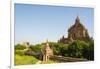 Myanmar. Bagan. Htilominlo Temple-Inger Hogstrom-Framed Photographic Print