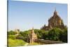 Myanmar. Bagan. Htilominlo Temple-Inger Hogstrom-Stretched Canvas