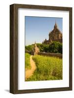 Myanmar. Bagan. Htilominlo Temple-Inger Hogstrom-Framed Photographic Print