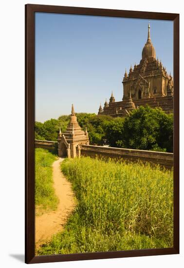 Myanmar. Bagan. Htilominlo Temple-Inger Hogstrom-Framed Premium Photographic Print