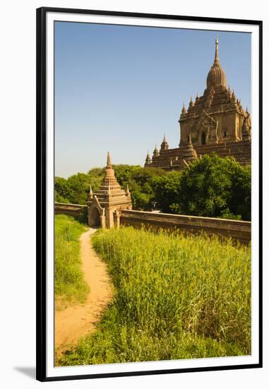 Myanmar. Bagan. Htilominlo Temple-Inger Hogstrom-Framed Premium Photographic Print