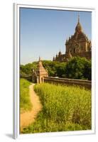 Myanmar. Bagan. Htilominlo Temple-Inger Hogstrom-Framed Premium Photographic Print