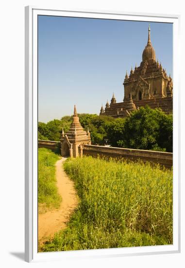 Myanmar. Bagan. Htilominlo Temple-Inger Hogstrom-Framed Premium Photographic Print