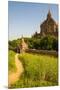 Myanmar. Bagan. Htilominlo Temple-Inger Hogstrom-Mounted Premium Photographic Print