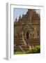 Myanmar. Bagan. Htilominlo Temple-Inger Hogstrom-Framed Photographic Print