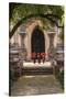 Myanmar, Bagan. Novice Monks in Front of Temple-Jaynes Gallery-Stretched Canvas