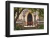 Myanmar, Bagan. Novice Monks in Front of Temple-Jaynes Gallery-Framed Photographic Print