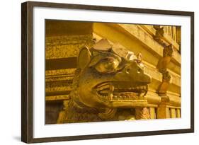 Myanmar. Bagan. Nyaung U. Shwezigon Pagoda-Inger Hogstrom-Framed Photographic Print