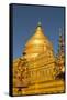 Myanmar. Bagan. Nyaung U. Shwezigon Pagoda-Inger Hogstrom-Framed Stretched Canvas