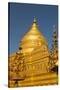 Myanmar. Bagan. Nyaung U. Shwezigon Pagoda-Inger Hogstrom-Stretched Canvas