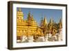 Myanmar. Bagan. Nyaung U. Shwezigon Pagoda-Inger Hogstrom-Framed Photographic Print