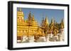 Myanmar. Bagan. Nyaung U. Shwezigon Pagoda-Inger Hogstrom-Framed Photographic Print