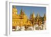 Myanmar. Bagan. Nyaung U. Shwezigon Pagoda-Inger Hogstrom-Framed Photographic Print