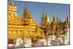 Myanmar. Bagan. Nyaung U. Shwezigon Pagoda-Inger Hogstrom-Mounted Photographic Print