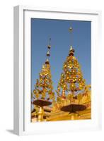 Myanmar. Bagan. Nyaung U. Shwezigon Pagoda-Inger Hogstrom-Framed Photographic Print