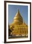 Myanmar. Bagan. Nyaung U. Shwezigon Pagoda-Inger Hogstrom-Framed Premium Photographic Print