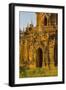 Myanmar. Bagan. Red Brick Temple Glows in the Late Afternoon Light-Inger Hogstrom-Framed Photographic Print