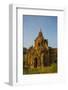 Myanmar. Bagan. Red Brick Temple Glows in the Late Afternoon Light-Inger Hogstrom-Framed Photographic Print