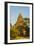 Myanmar. Bagan. Red Brick Temple Glows in the Late Afternoon Light-Inger Hogstrom-Framed Photographic Print