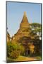 Myanmar. Bagan. Red Brick Temple Glows in the Late Afternoon Light-Inger Hogstrom-Mounted Photographic Print