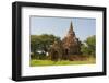 Myanmar. Bagan. Small Brick Temple-Inger Hogstrom-Framed Photographic Print