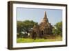 Myanmar. Bagan. Small Brick Temple-Inger Hogstrom-Framed Photographic Print