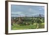 Myanmar, Bagan. Stupas Dot the Plains of Bagan-Brenda Tharp-Framed Photographic Print