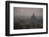 Myanmar, Bagan. Sunrise on Buddhist Temples-Jaynes Gallery-Framed Photographic Print