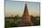 Myanmar. Bagan. Sunrise over the Temples of Bagan-Inger Hogstrom-Mounted Photographic Print