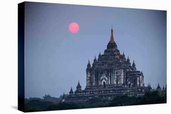 Myanmar, Bagan. Sunset on Thatbyinnyu Temple-Jaynes Gallery-Stretched Canvas