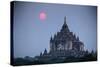 Myanmar, Bagan. Sunset on Thatbyinnyu Temple-Jaynes Gallery-Stretched Canvas