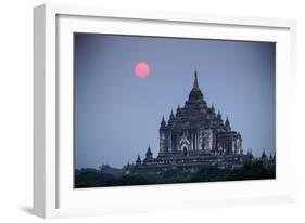 Myanmar, Bagan. Sunset on Thatbyinnyu Temple-Jaynes Gallery-Framed Photographic Print