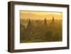 Myanmar. Bagan. Temples at Sunset-Inger Hogstrom-Framed Photographic Print