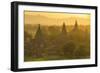 Myanmar. Bagan. Temples at Sunset-Inger Hogstrom-Framed Photographic Print