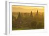 Myanmar. Bagan. Temples at Sunset-Inger Hogstrom-Framed Photographic Print