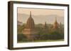 Myanmar. Bagan. Temples at Sunset-Inger Hogstrom-Framed Photographic Print