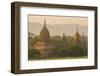 Myanmar. Bagan. Temples at Sunset-Inger Hogstrom-Framed Premium Photographic Print