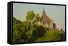 Myanmar. Bagan. Thatbyinnyu Temple-Inger Hogstrom-Framed Stretched Canvas