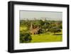 Myanmar. Bagan. the Plain of Bagan Is Dotted with Hundreds of Temples-Inger Hogstrom-Framed Photographic Print