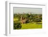 Myanmar. Bagan. the Plain of Bagan Is Dotted with Hundreds of Temples-Inger Hogstrom-Framed Photographic Print