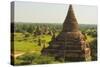 Myanmar. Bagan. the Plain of Bagan Is Dotted with Hundreds of Temples-Inger Hogstrom-Stretched Canvas
