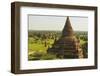 Myanmar. Bagan. the Plain of Bagan Is Dotted with Hundreds of Temples-Inger Hogstrom-Framed Photographic Print