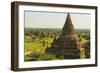 Myanmar. Bagan. the Plain of Bagan Is Dotted with Hundreds of Temples-Inger Hogstrom-Framed Photographic Print