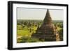 Myanmar. Bagan. the Plain of Bagan Is Dotted with Hundreds of Temples-Inger Hogstrom-Framed Photographic Print